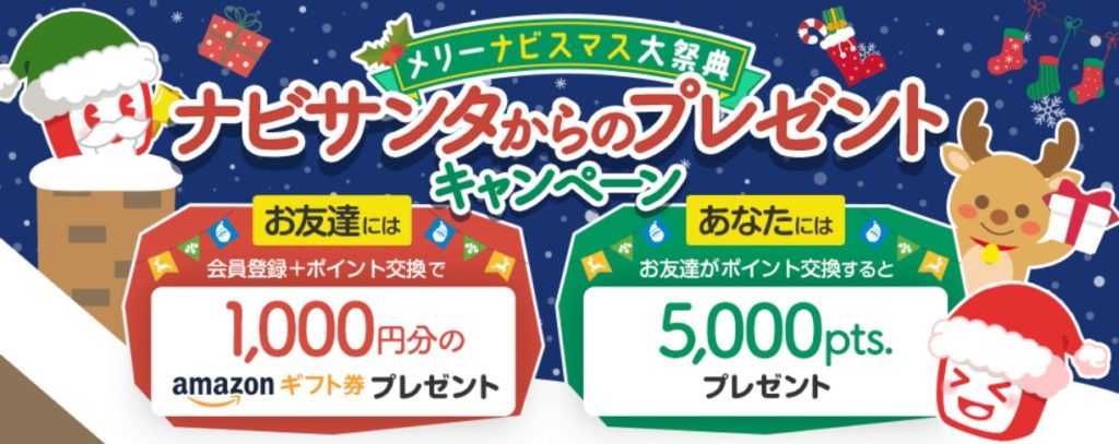 ナビサンタからのプレゼントキャンペーン